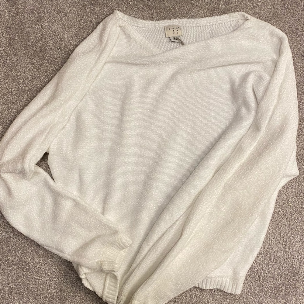White sweater